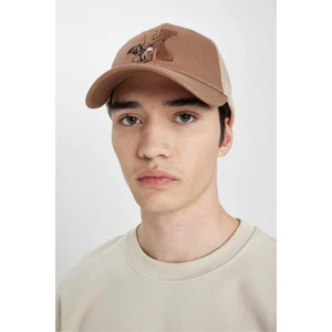 Erkek Dokuma Beyzbol Basketbol Şapkası B8019AX24SM