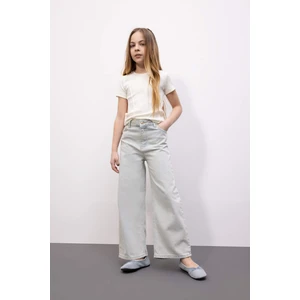 Kız Çocuk Wide Leg Geniş Paça Jean Pantolon B9825A824SM