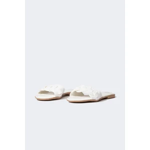 Kadın Düz Taban Tek Bantlı Suni Deri Terlik C3719AX24HS