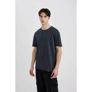Regular Fit Bisiklet Yaka Kısa Kollu Basic Tişört B7755AX24SM