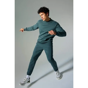 DeFactoFit Jogger Eşofman Altı Standart Fit Beli Bağcıklı Lastikli Paça Basic Düz Cepli Y2283AZ23AU