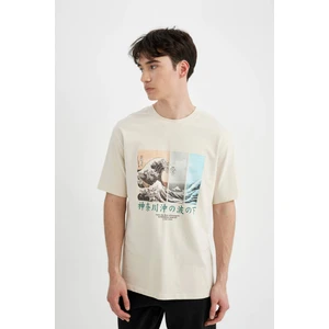 Art Hokusai Regular Fit Bisiklet Yaka Kısa Kollu Tişört C2164AX24SM