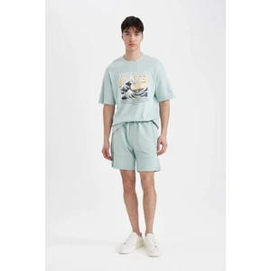 Slim Fit Dar Kesim Dar Paça Basic Düz Şort B8674AX24SM