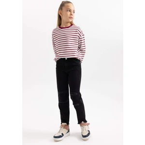 Kız Çocuk Straight Fit Standart Paça Jean Pantolon B3434A823WN