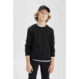 Erkek Çocuk Bisiklet Yaka Sweatshirt C0083A823CW