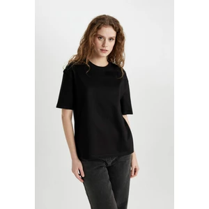 Relax Fit Bisiklet Yaka Premium Basic Kısa Kollu Tişört B6444AX24SP