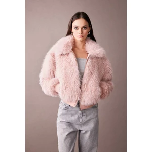 Regular Fit Pelüş Suni Kürk B2442AX23WN