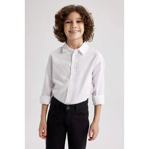 Erkek Çocuk Oxford Uzun Kollu Gömlek W3215A623SM