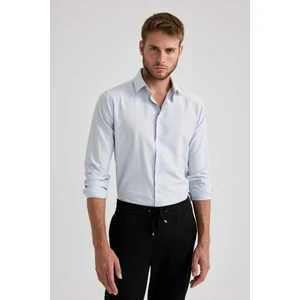 Slim Fit Poplin Uzun Kollu Pamuklu Gömlek R4340AZ23SP