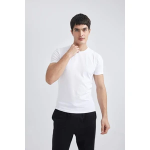 Slim Fit Dar Kesim Bisiklet Yaka Üst L4885AZ24SM
