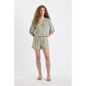 Regular Fit Normal Bel Kısa Paça Modal Şort X4722AZ24HS