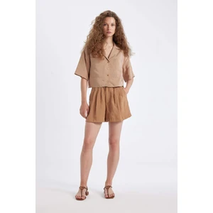 Regular Fit Normal Bel Kısa Paça Modal Şort X4722AZ24HS