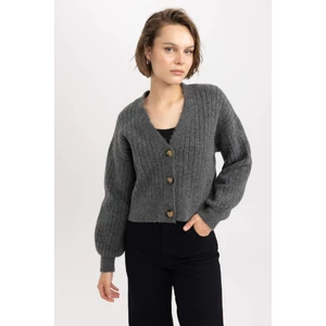 Regular Fit V Yaka Triko Hırka R1389AZ23WN