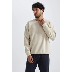 Oversize Fit Bisiklet Yaka Basic Sweatshirt T5139AZ23AU