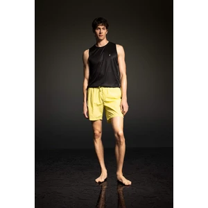 DeFactoFit Regular Fit Baskılı Kısa Boy Deniz Şortu B5991AX24HS