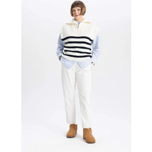 Paperbag Kadife Pantolon Yüksek Lastikli Bel Fitilli Z2509AZ23WN