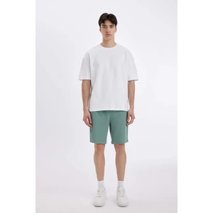 Slim Fit Dar Kesim Waffle Basic Düz Şort Z4142AZ24SM