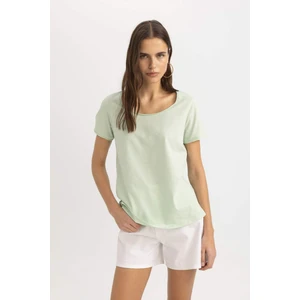 Regular Fit Bisiklet Yaka Kısa Kollu Tişört K1508AZ24SM