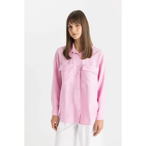Relax Fit Uzun Kollu Gömlek Tunik C8671AX24SM