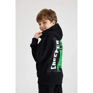 Erkek Çocuk Minecraft Kapüşonlu Sweatshirt B3069A823WN