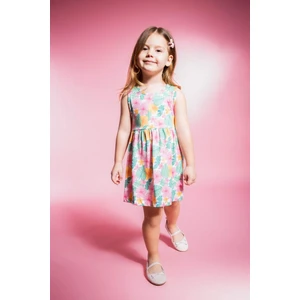 Kız Bebek Desenli Kolsuz Elbise C0074A524SM