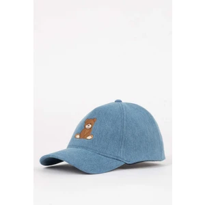 Kız Çocuk Nakışlı Jean Cap Şapka C8129A824SM