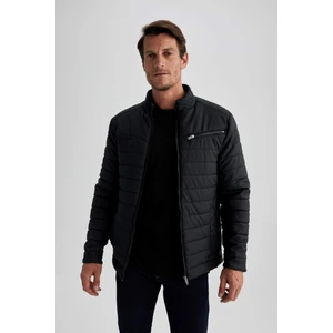 Slim Fit Dik Yaka Ceket Suni Deri Mont X4014AZ23WN
