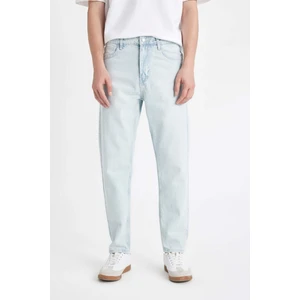 90's Slim Fit Dar Kalıp Yüksek Bel Dar Paça Jean Pantolon D1820AX24SM