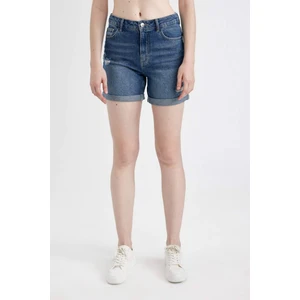Boyfriend Yüksek Bel Jean Şort C2468AX24SM