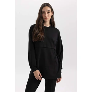 Regular Fit Bisiklet Yaka Uzun Kollu Tunik B0039AX23WN