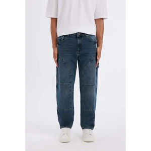 Wide Leg Fit Geniş Kalıp Normal Bel Geniş Paça Jean Pantolon C1656AX24SP