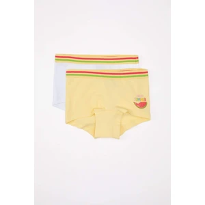 Kız Çocuk Baskılı 2'li Boxer C7970A824SM
