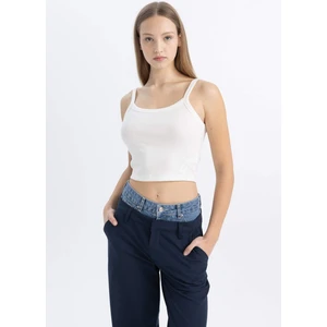 Coool Fitted Fitilli Kaşkorse Basic Atlet B0563AX24SM