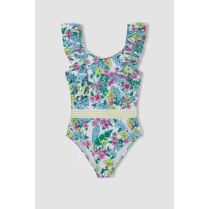 Kız Çocuk Çiçek Desenli Mayo Z3602A623HS