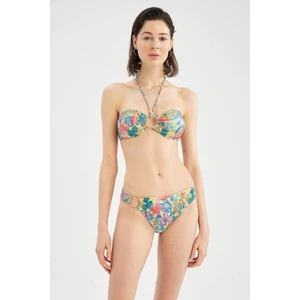 Fall in Love Regular Fit Tropikal Desenli Bikini Alt W8620AZ22SM