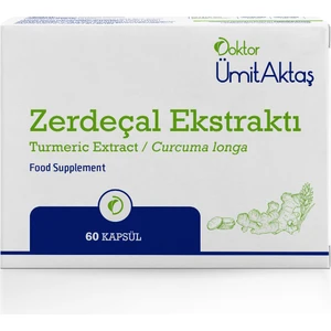 Dr. Ümit Aktaş Zerdeçal - 60 Kapsül Gıda Takviyesi