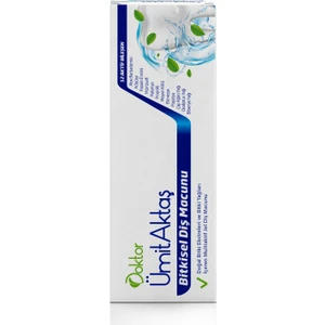 Dr. Ümit Aktaş Bitkisel Diş Macunu - Florürsüz, Parabensiz, Sls Içermez - 75ML