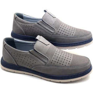 Deri Tarz Nubuk Deri Ortopedik Kum Renk Erkek Ayakkabı