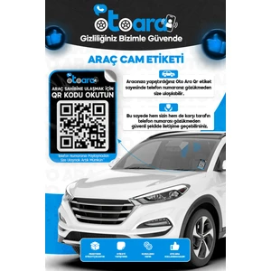 Oto Ara Araç Cam Etiket