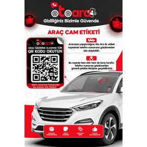 Oto Ara Araç Cam Etiket