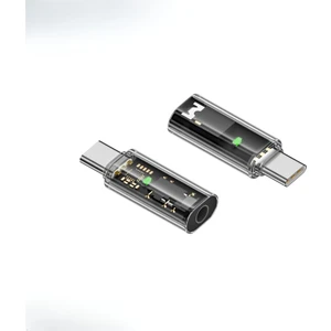 Type C To 3.5mm Dac Kulaklık Dönüştürücü iPhone 15 ve Type C Telefon ile Uyumlu Çevirici Otgax
