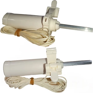 Katlamalı Perde Krem Altıgen Milli Ipli Tüp Makara Sağ 2 Adet