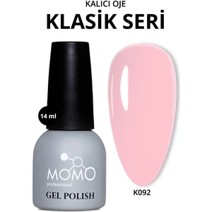 Momo Professional Kalıcı Oje K092 Açık Pastel Pembe 14 ml