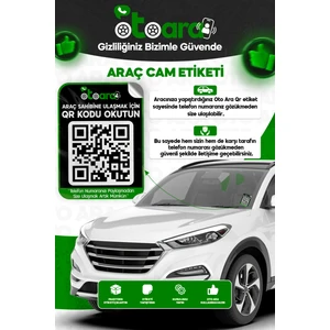 Oto Ara Araç Cam Etiketi