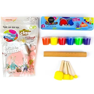 Mammacomica Dough Doğal Seramik Hamuru +Boya Set