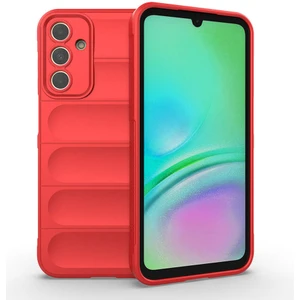 Case 4u Galaxy A15 Kılıf Esnek Tpu Oyuklu Arka Yüzey Tasarımlı Etnik Silikon Kapak Kırmızı