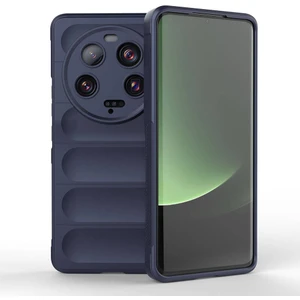 Case 4u Xiaomi Mi 13 Ultra Kılıf Esnek Tpu Oyuklu Arka Yüzey Tasarımlı Etnik Silikon Kapak Lacivert