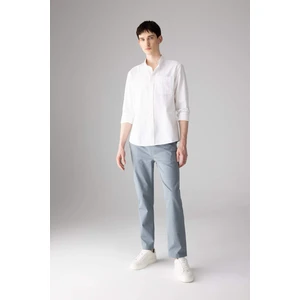 Regular Fit Normal Kesim Gabardin Chino Kanvas Pantolon Yazlık Fermuar Cepli Düz Paça B2088AX24SP