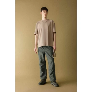 Yazlık Pantolon Relax Fit Rahat Kesim Kargo Cepli Lastikli Paça B5832AX24SP