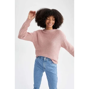 Regular Fit Basic Uzun Kollu Selanik Örgülü Kazak H6905AZ22AU
